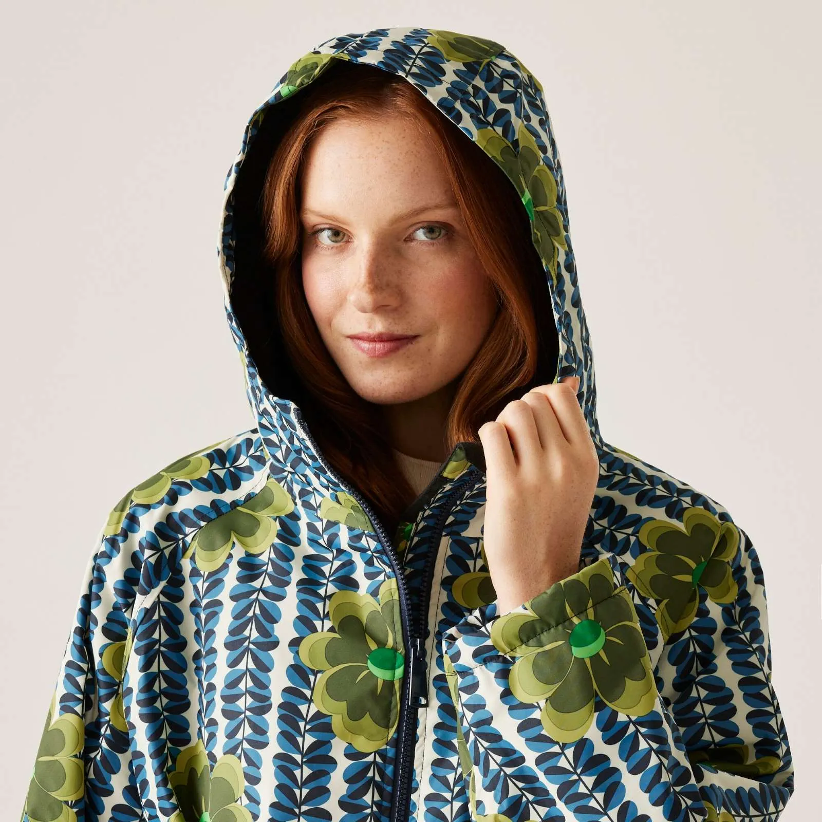 Regatta Womens Orla Kiely Waterproof Fleece Lined Changing Robe