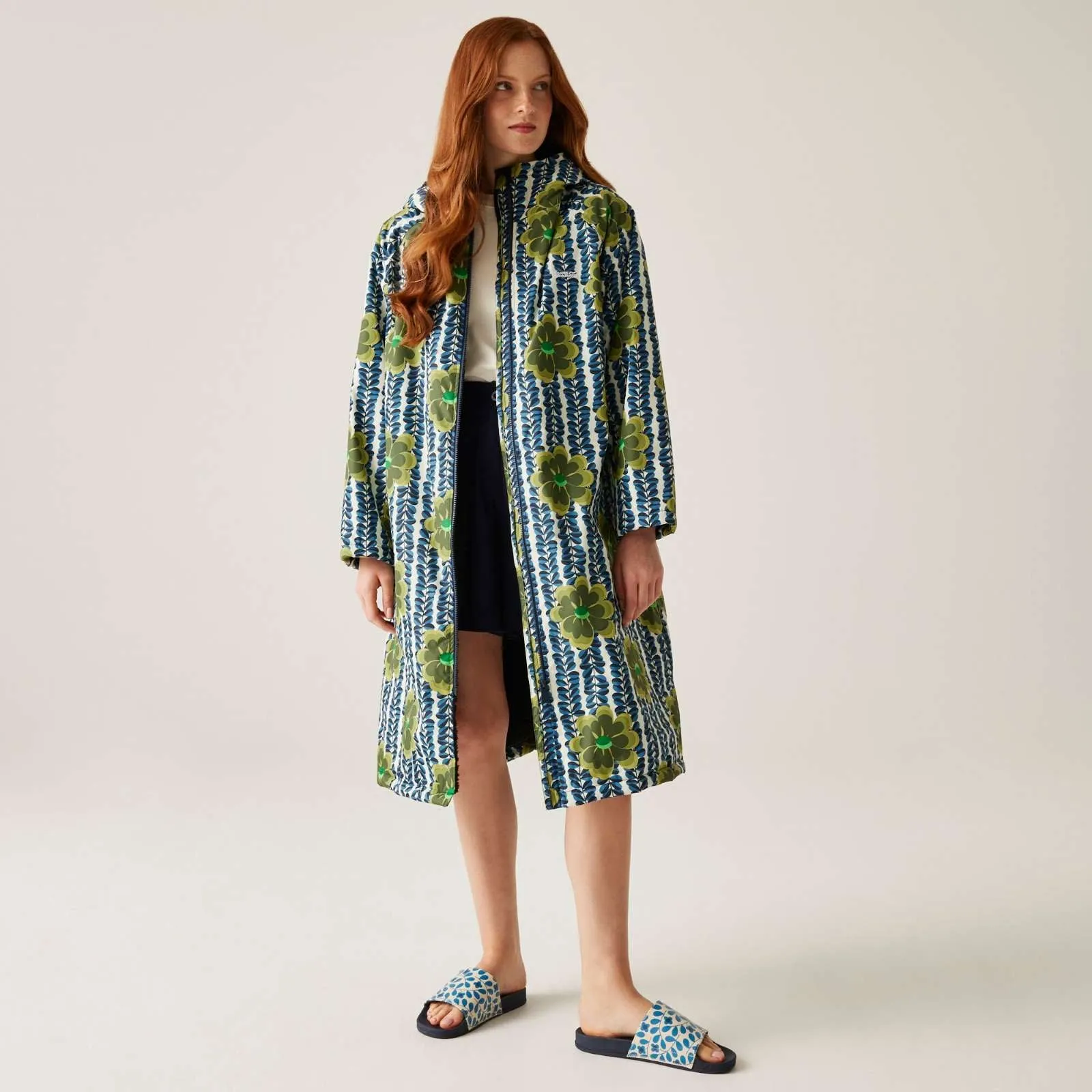 Regatta Womens Orla Kiely Waterproof Fleece Lined Changing Robe