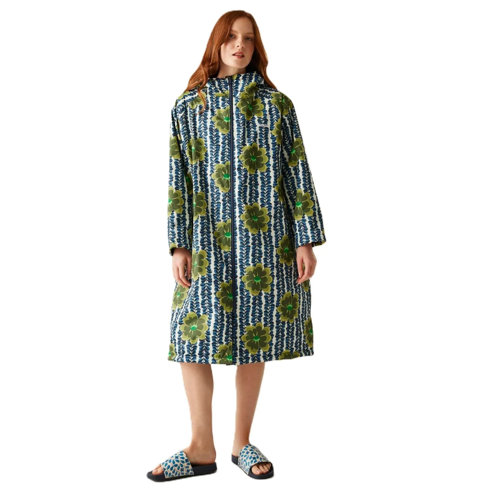 Regatta Womens Orla Kiely Waterproof Fleece Lined Changing Robe