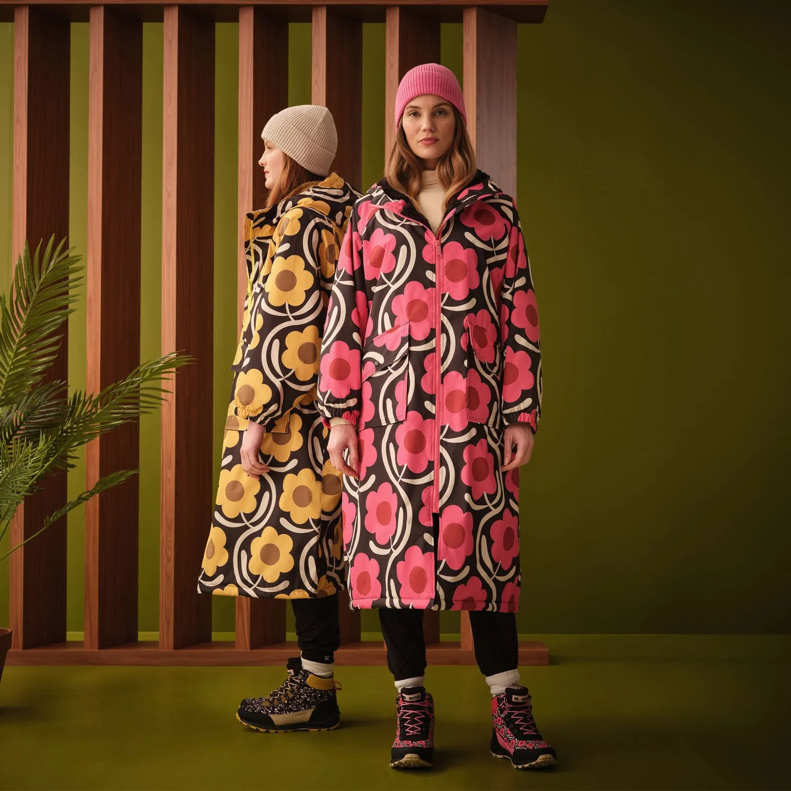 Regatta Womens Orla Kiely Waterproof Fleece Lined Changing Robe