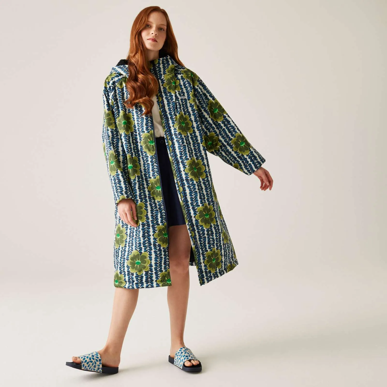 Regatta Womens Orla Kiely Waterproof Fleece Lined Changing Robe