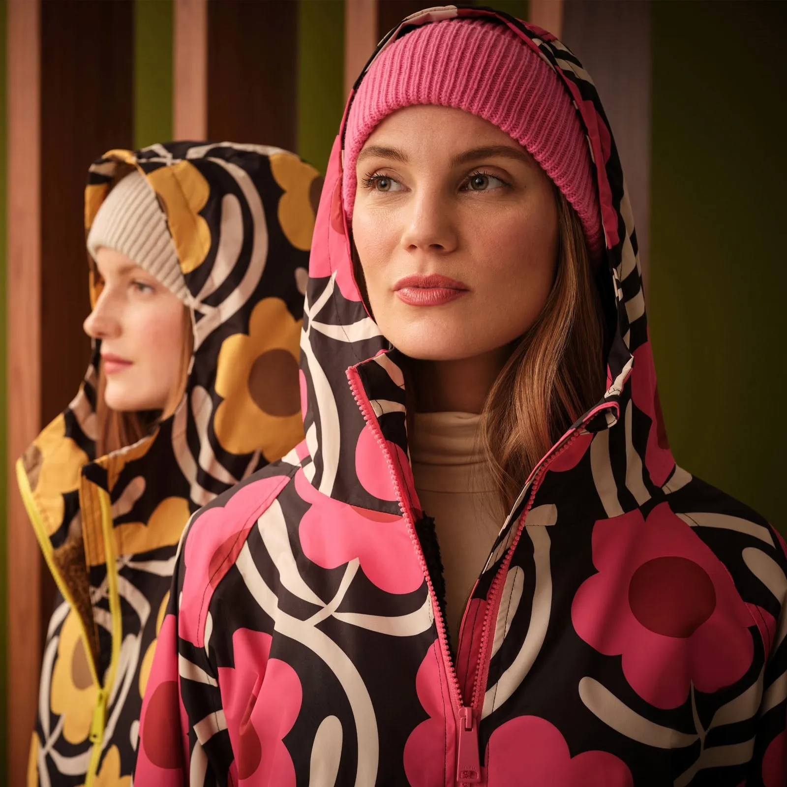 Regatta Womens Orla Kiely Waterproof Fleece Lined Changing Robe