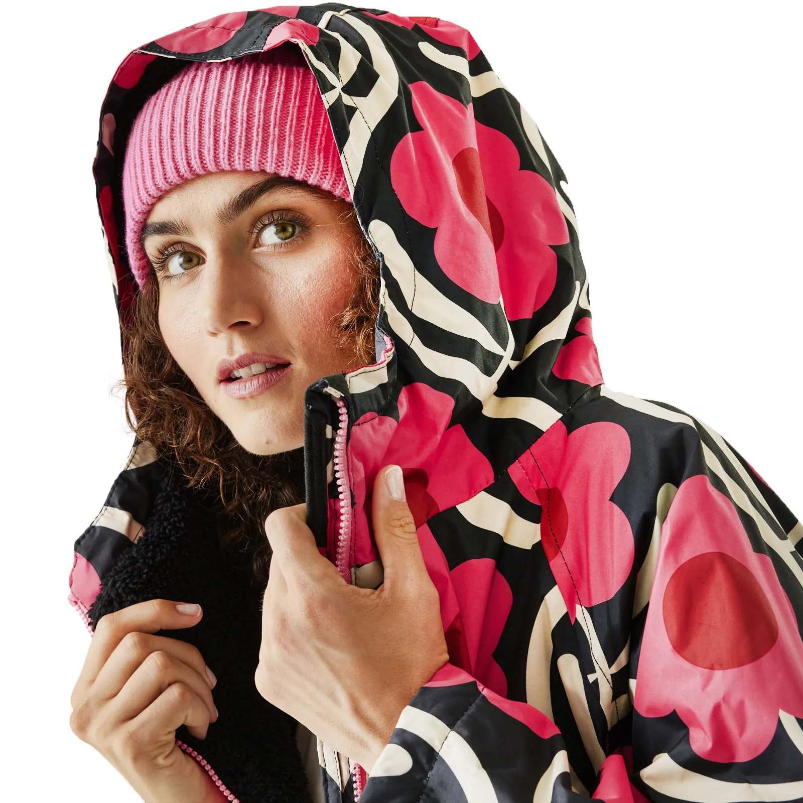 Regatta Womens Orla Kiely Waterproof Fleece Lined Changing Robe