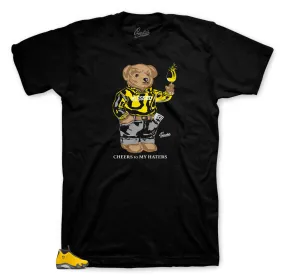 Retro 14 University Gold Cheers Bear Shirt