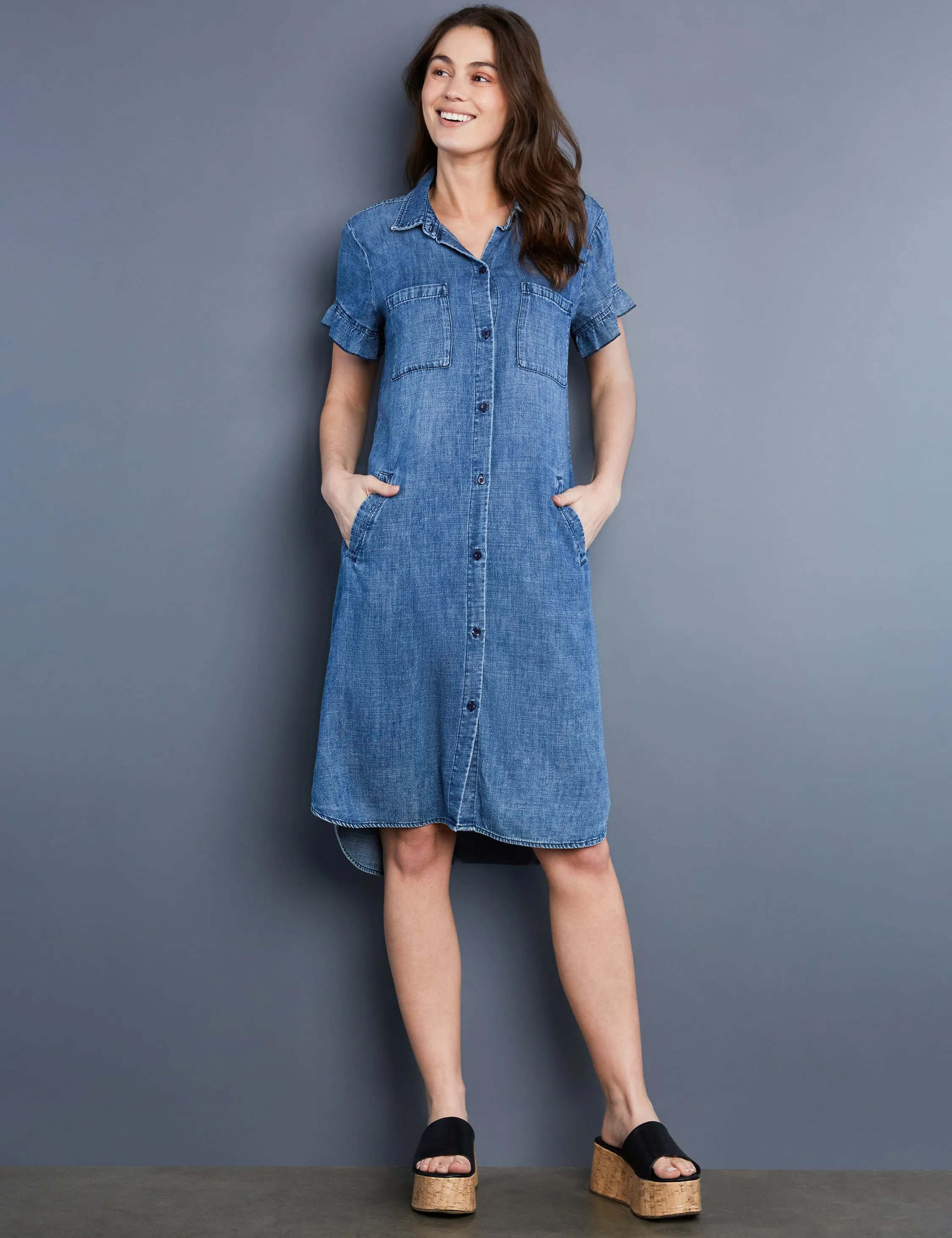 Rodeo Denim Shirtdress