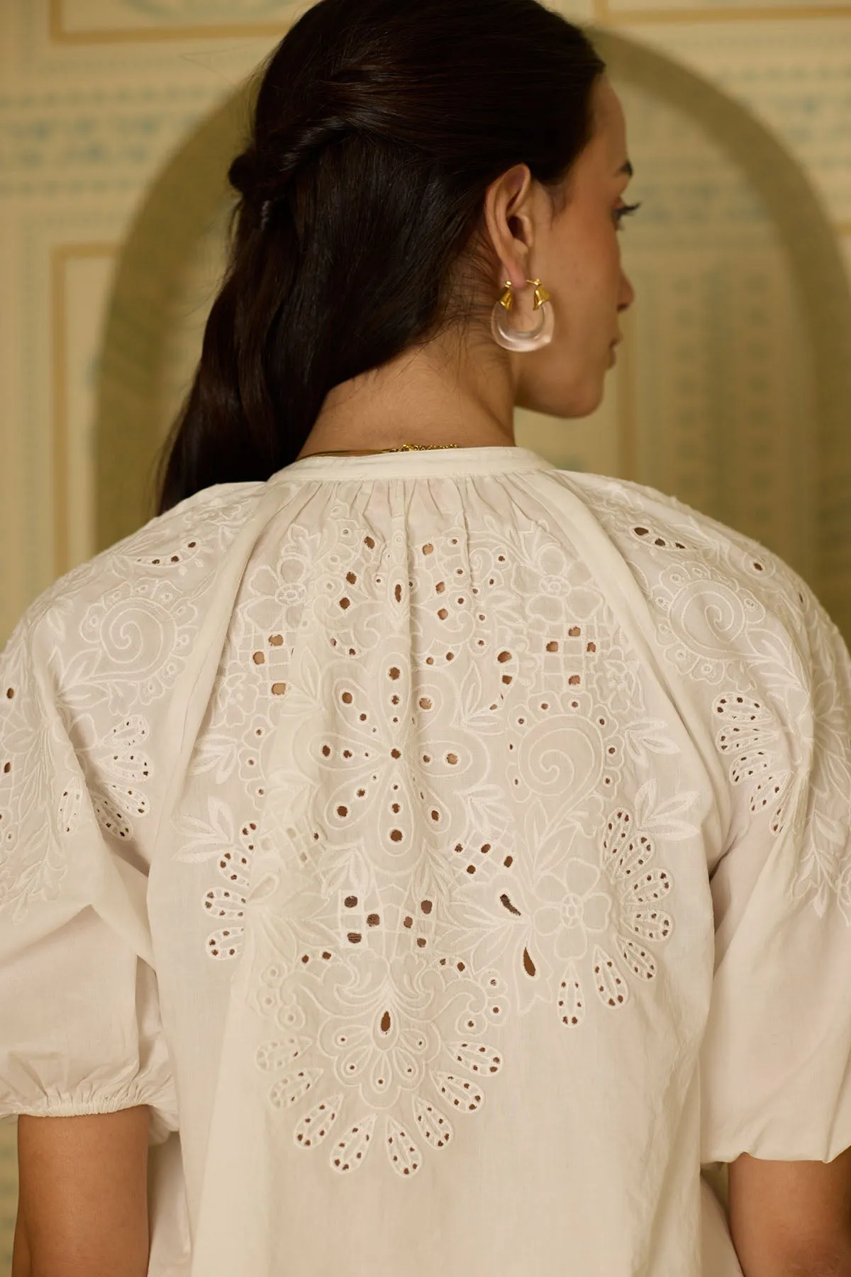 Sandy Blouse- White
