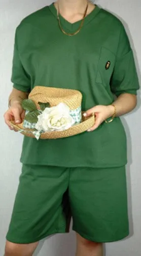Short set interlock knit