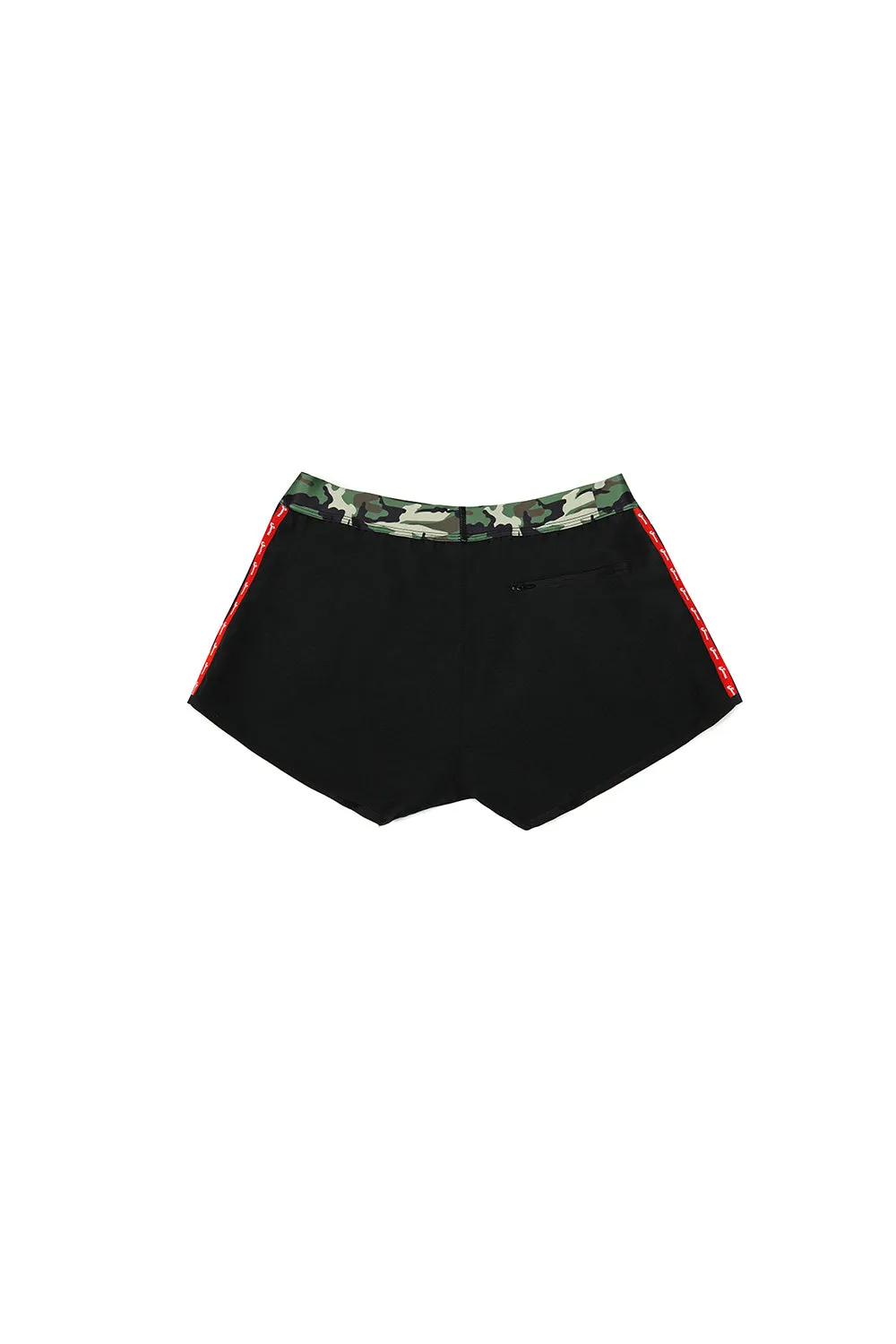 Short Sport camouflage kaki noir W2384WST