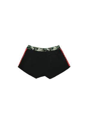 Short Sport camouflage kaki noir W2384WST