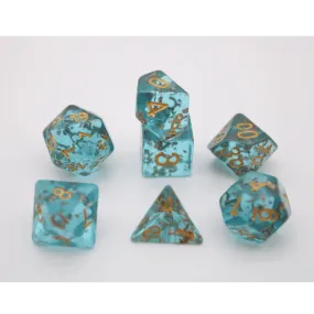 Sparkling Dice Set: Planet Earth
