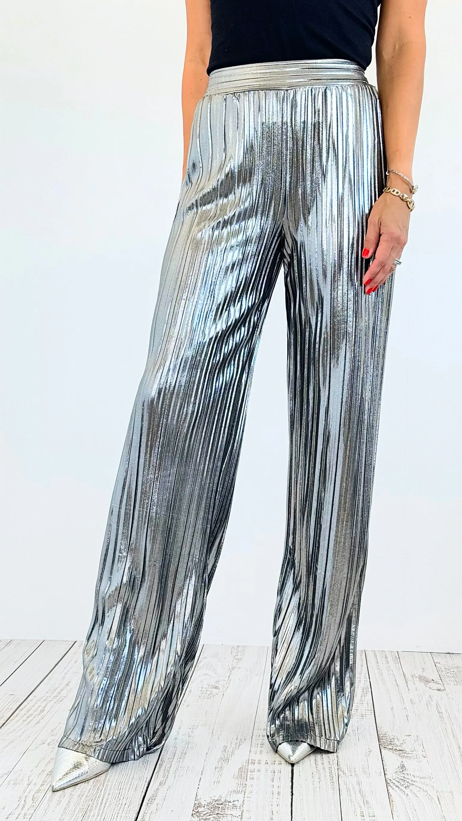 Starlight Glam Metallic Pants