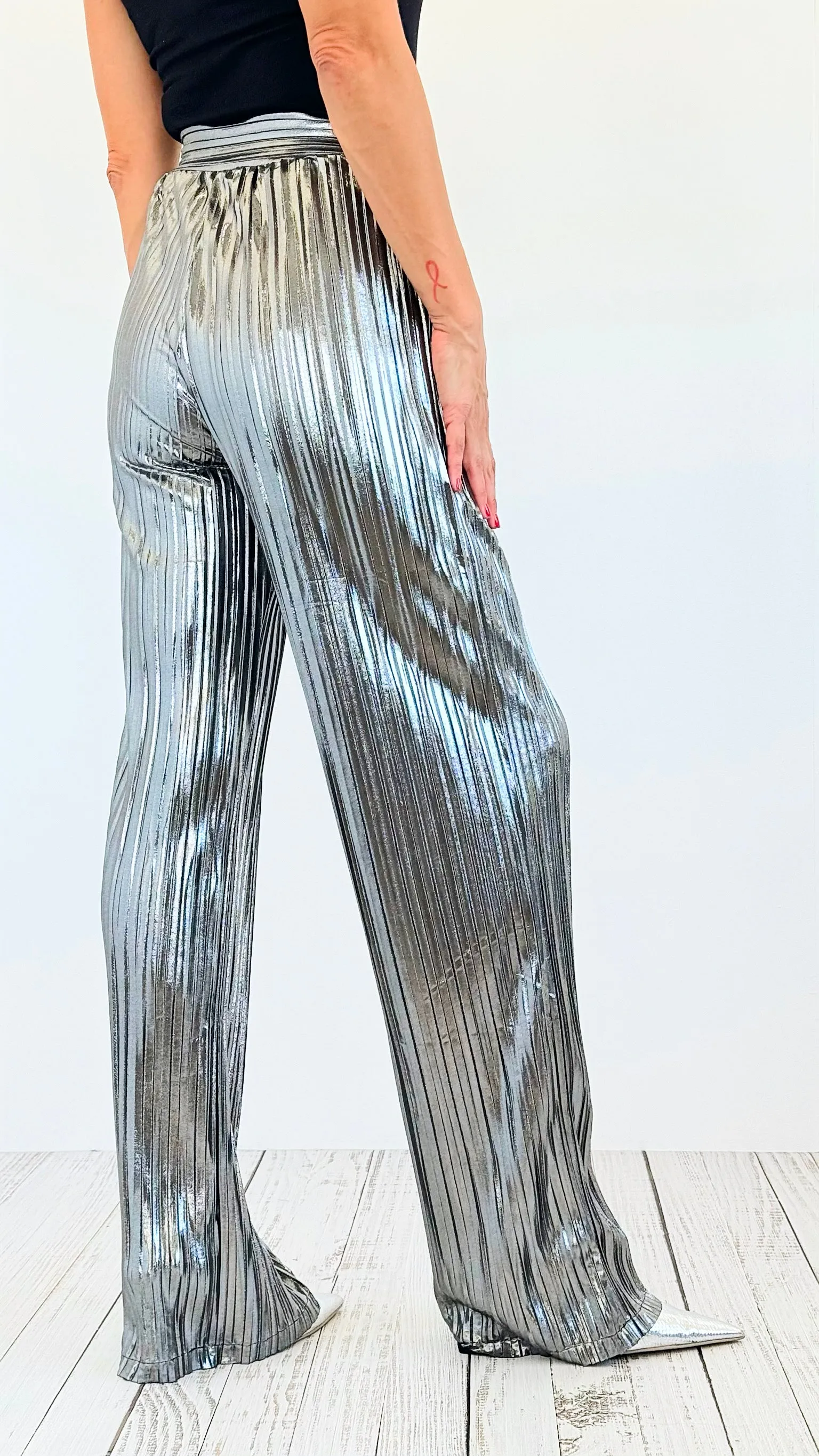 Starlight Glam Metallic Pants