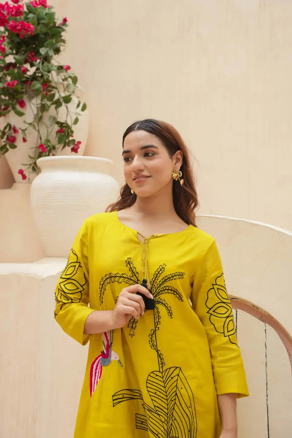 STYLISH EMBROIDERED COORDINATED SET - CASUAL WEAR