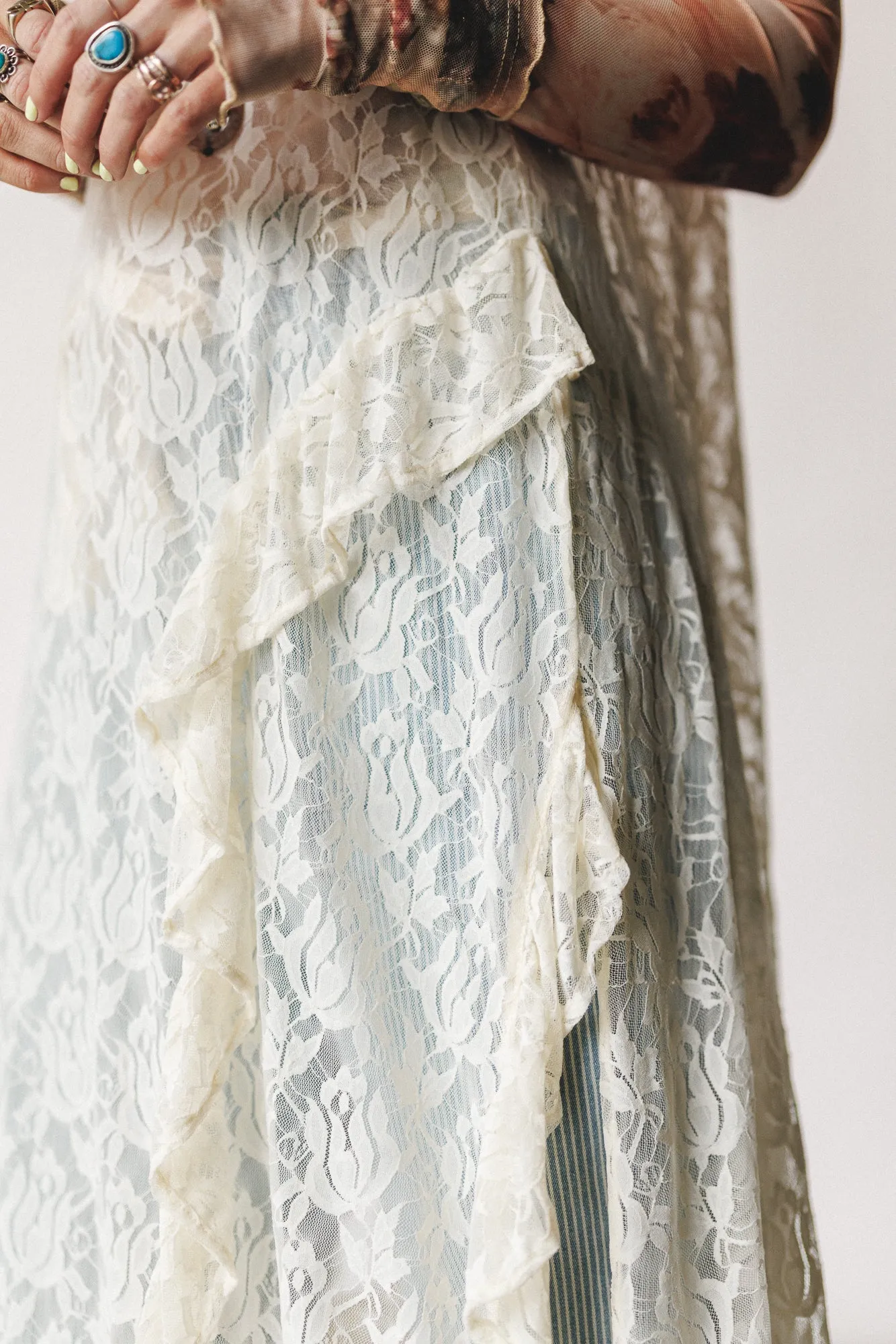 Sweet Perfection Layering Maxi Dress - Cream
