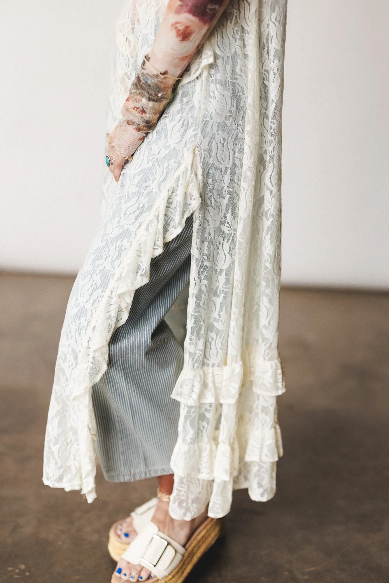 Sweet Perfection Layering Maxi Dress - Cream