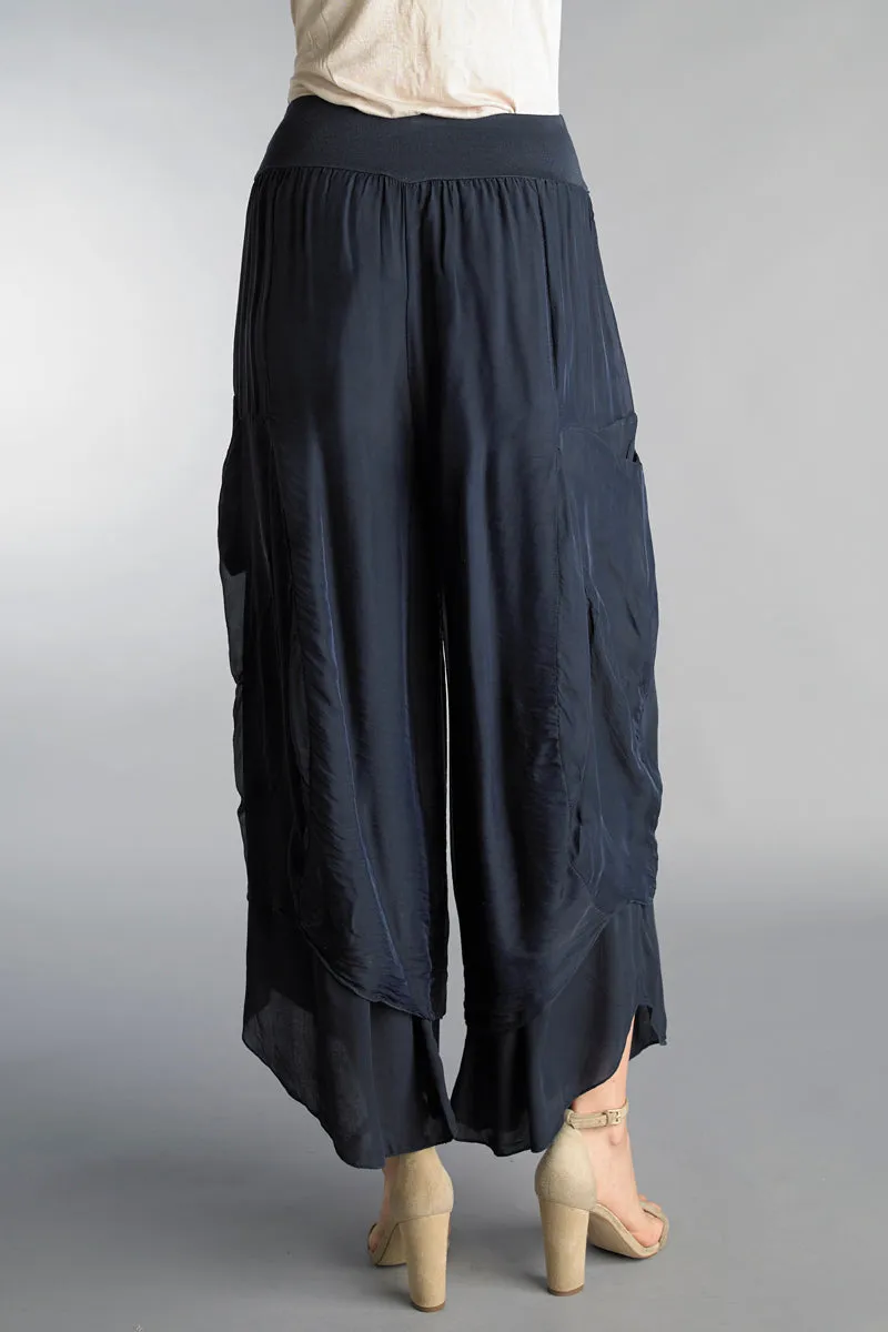 Tempo Paris Double Silk Pants