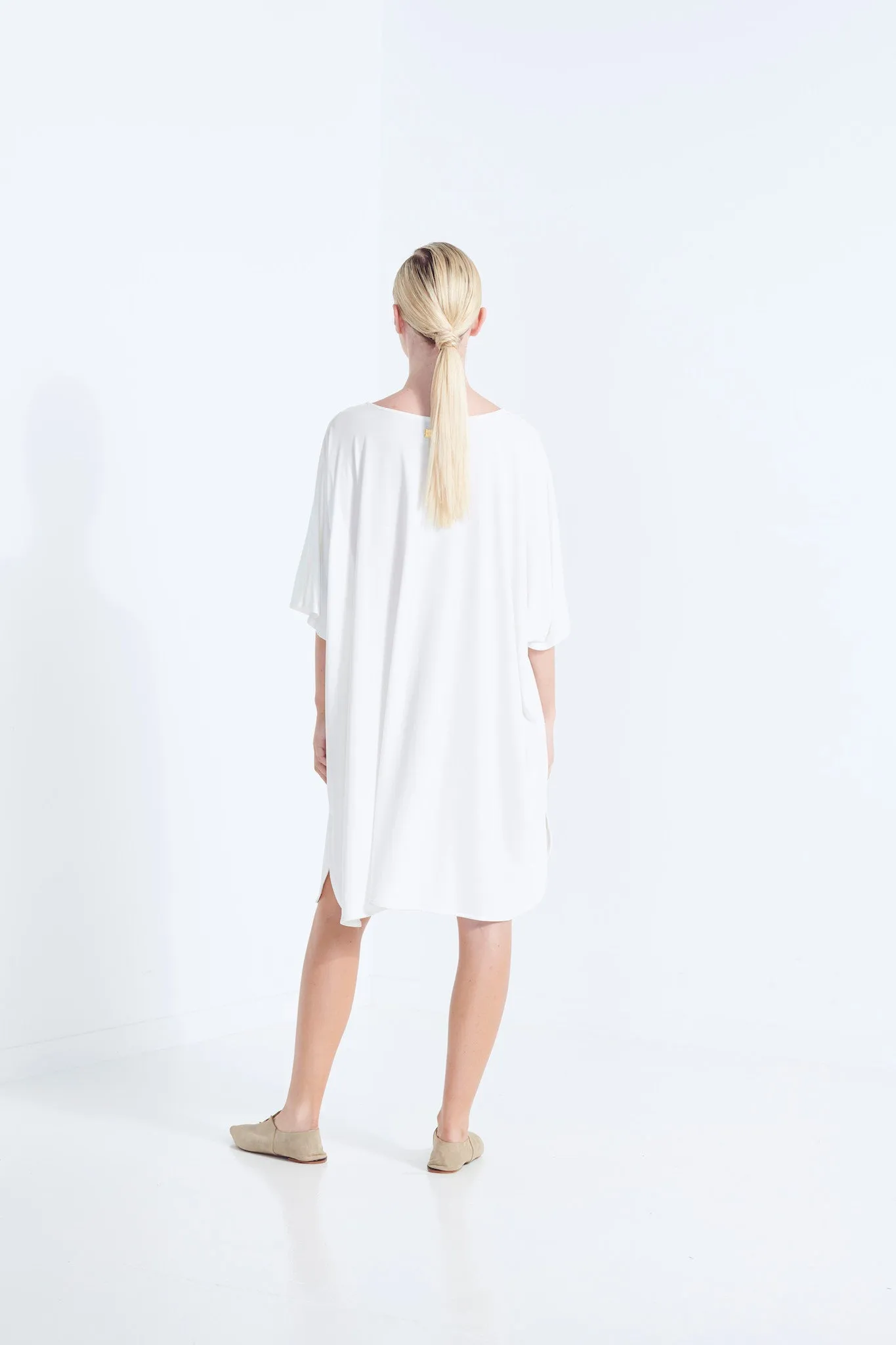 Themis Dress / Top - White Dew (Plus Size)