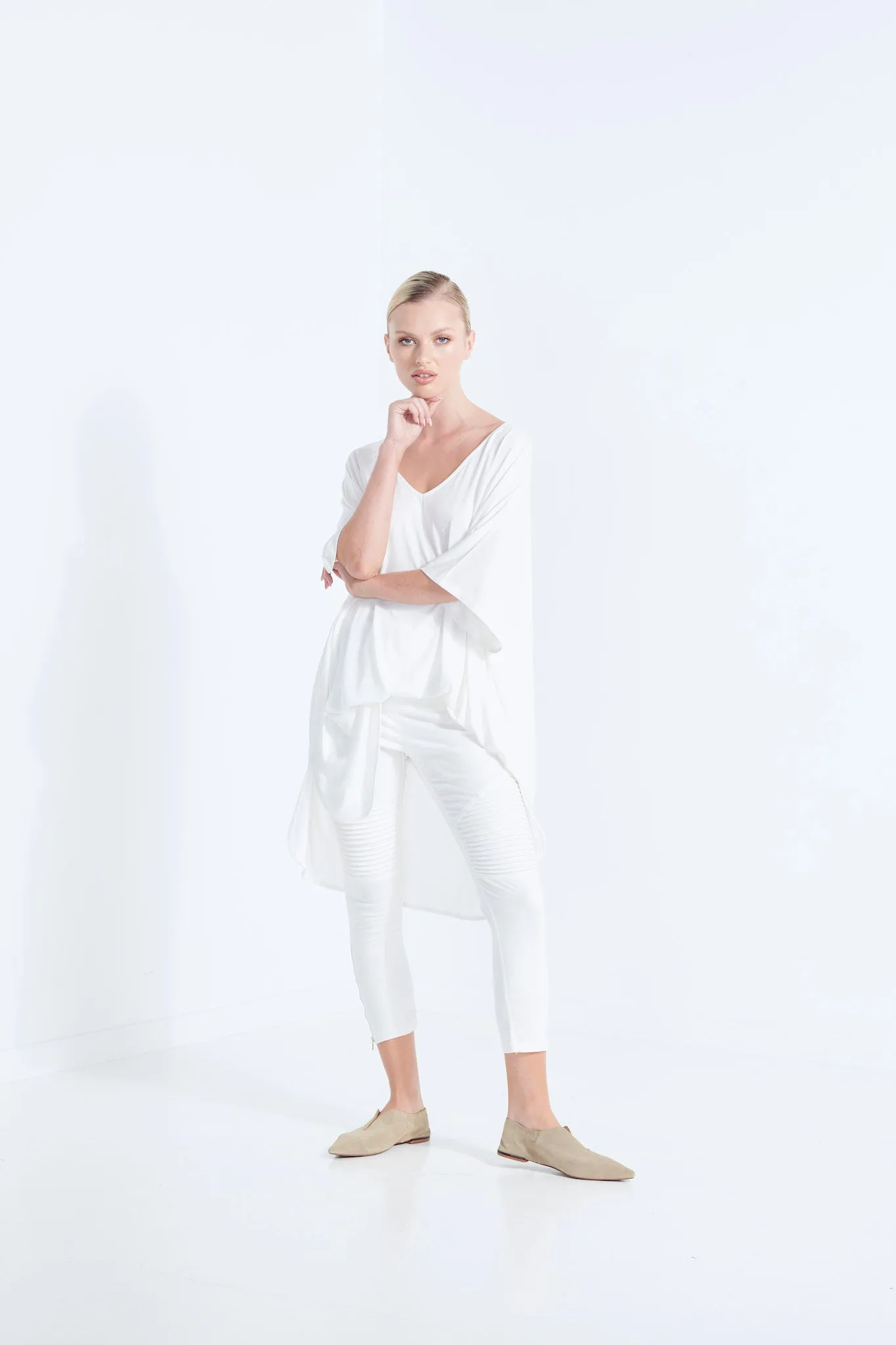 Themis Dress / Top - White Dew (Plus Size)