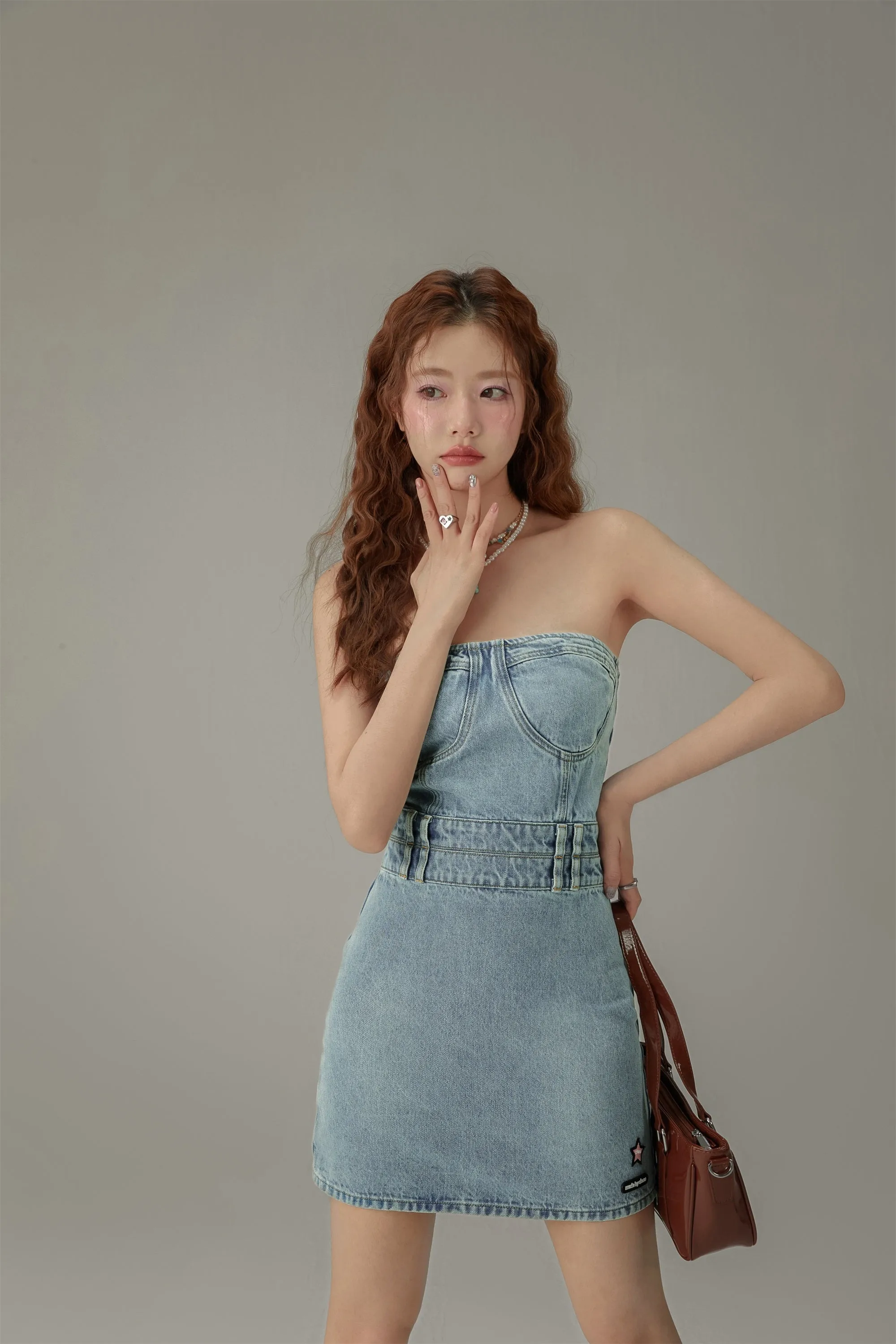 Tube Denim Dress