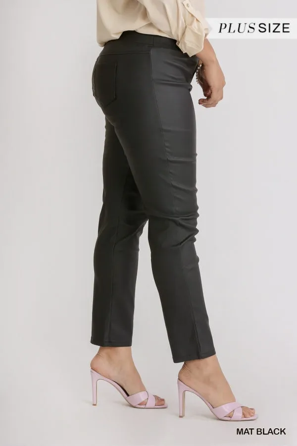 Umgee Metallic Slim Straight Jeggings