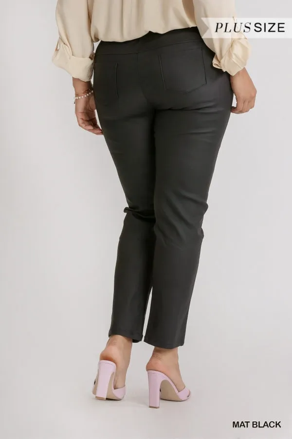 Umgee Metallic Slim Straight Jeggings