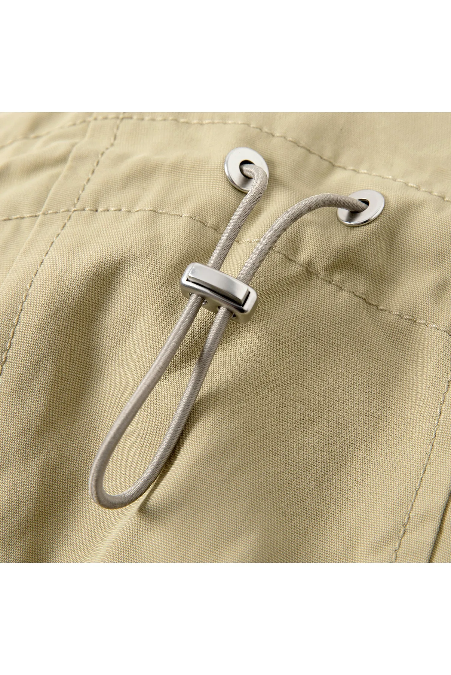 UNISEX WAXED COTTON CONVERTIBLE HOOD PARKA