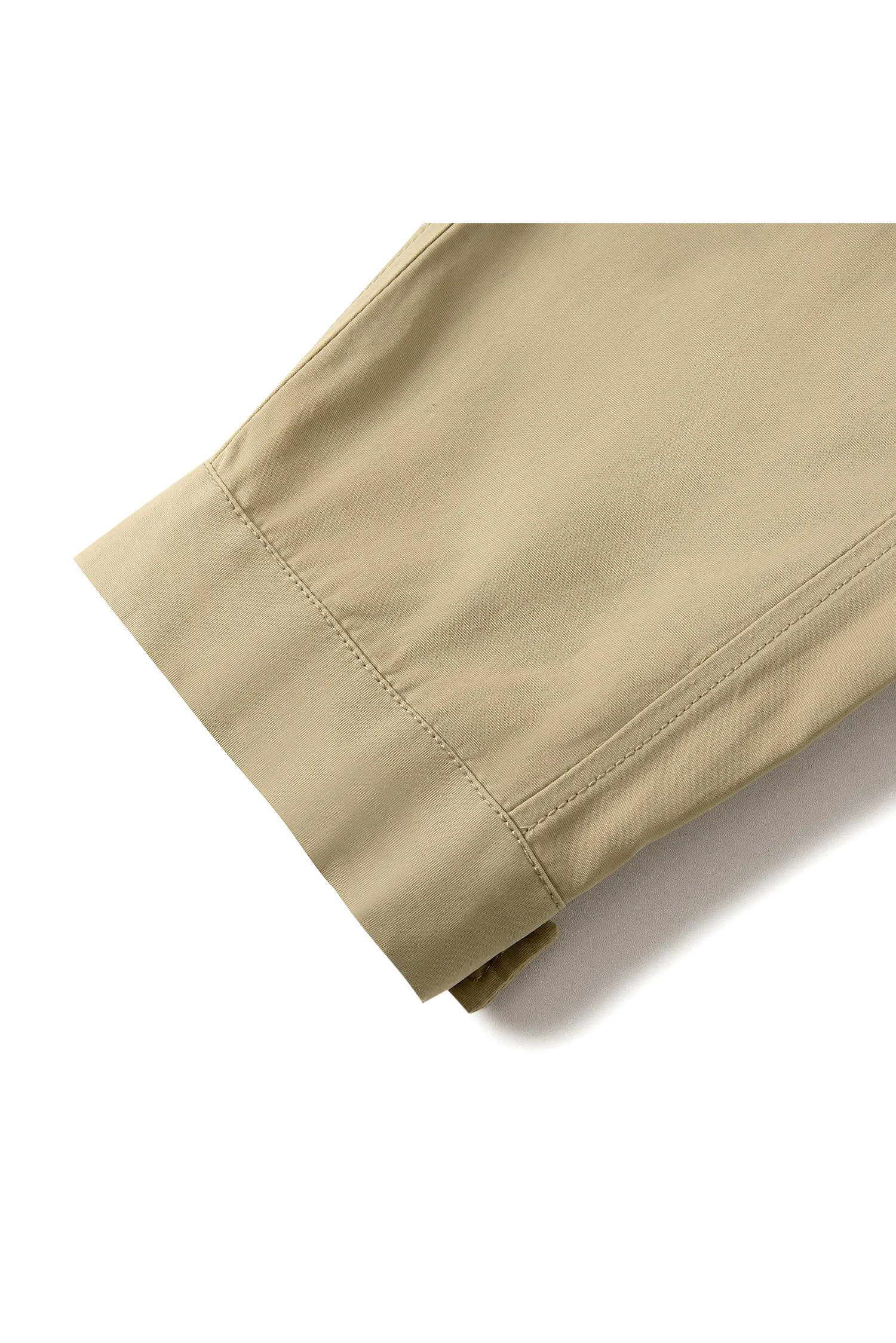 UNISEX WAXED COTTON CONVERTIBLE HOOD PARKA