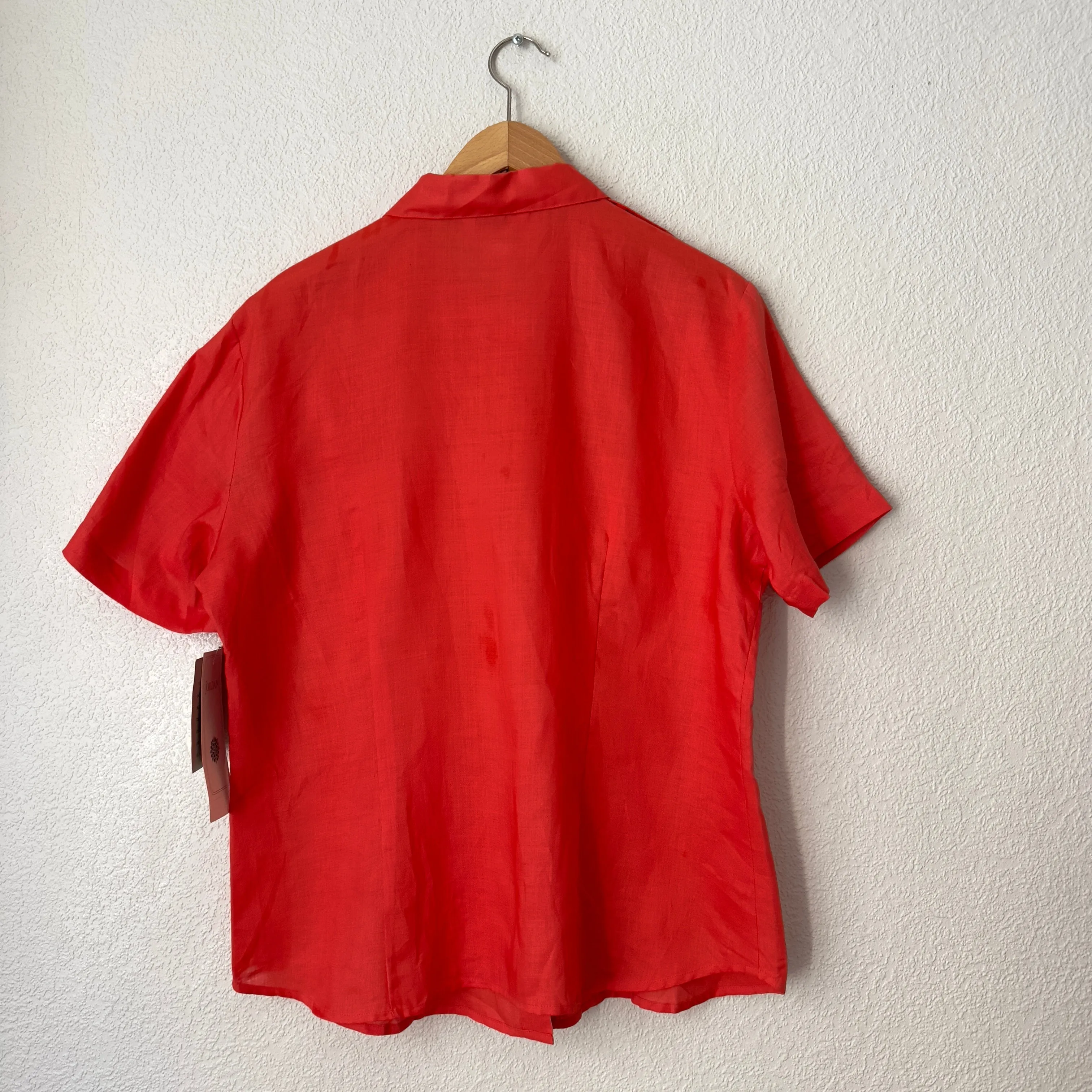 Vintage Short Sleeve Linen Shirt - Deadstock