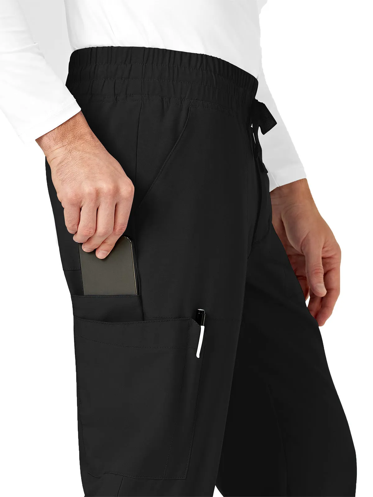 W123 - Men's Comfort Waist Cargo Jogger Pant