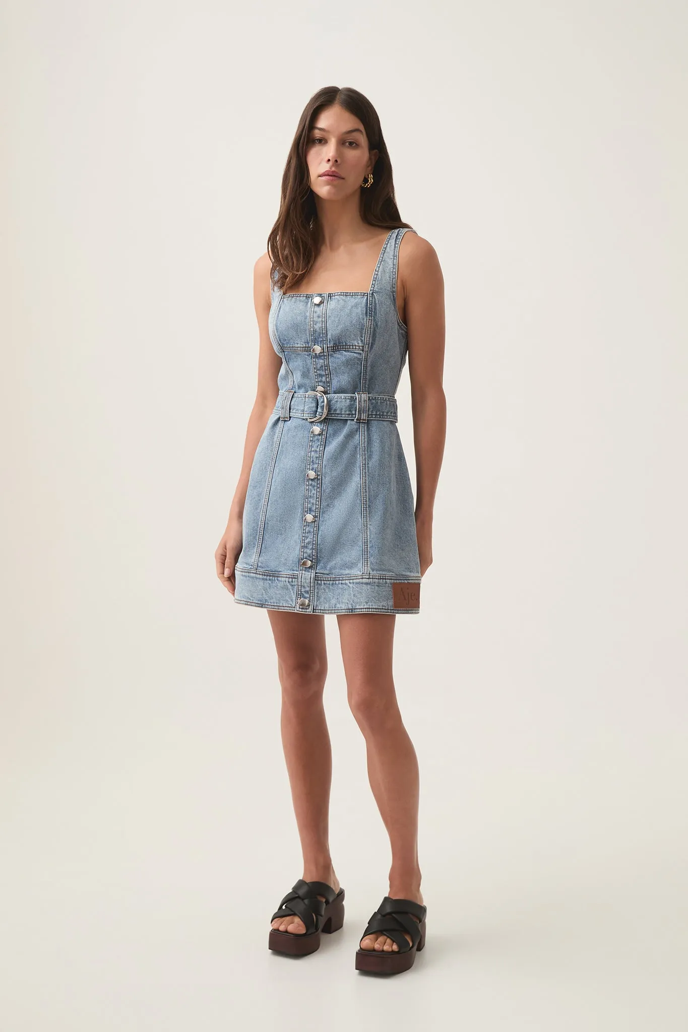 Zariah Denim Mini Dress