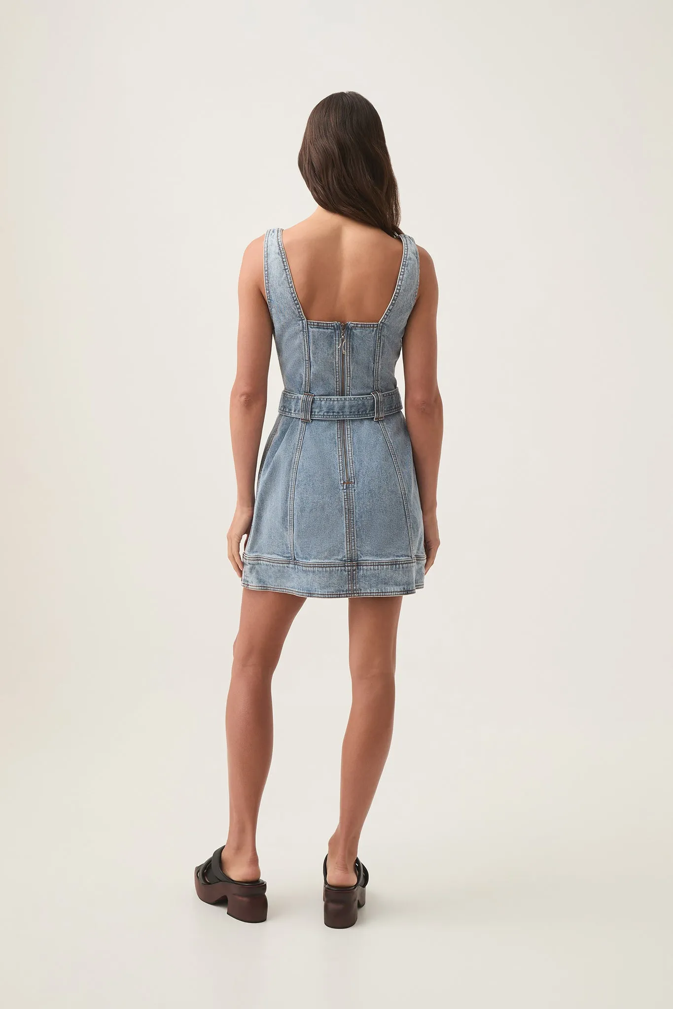 Zariah Denim Mini Dress