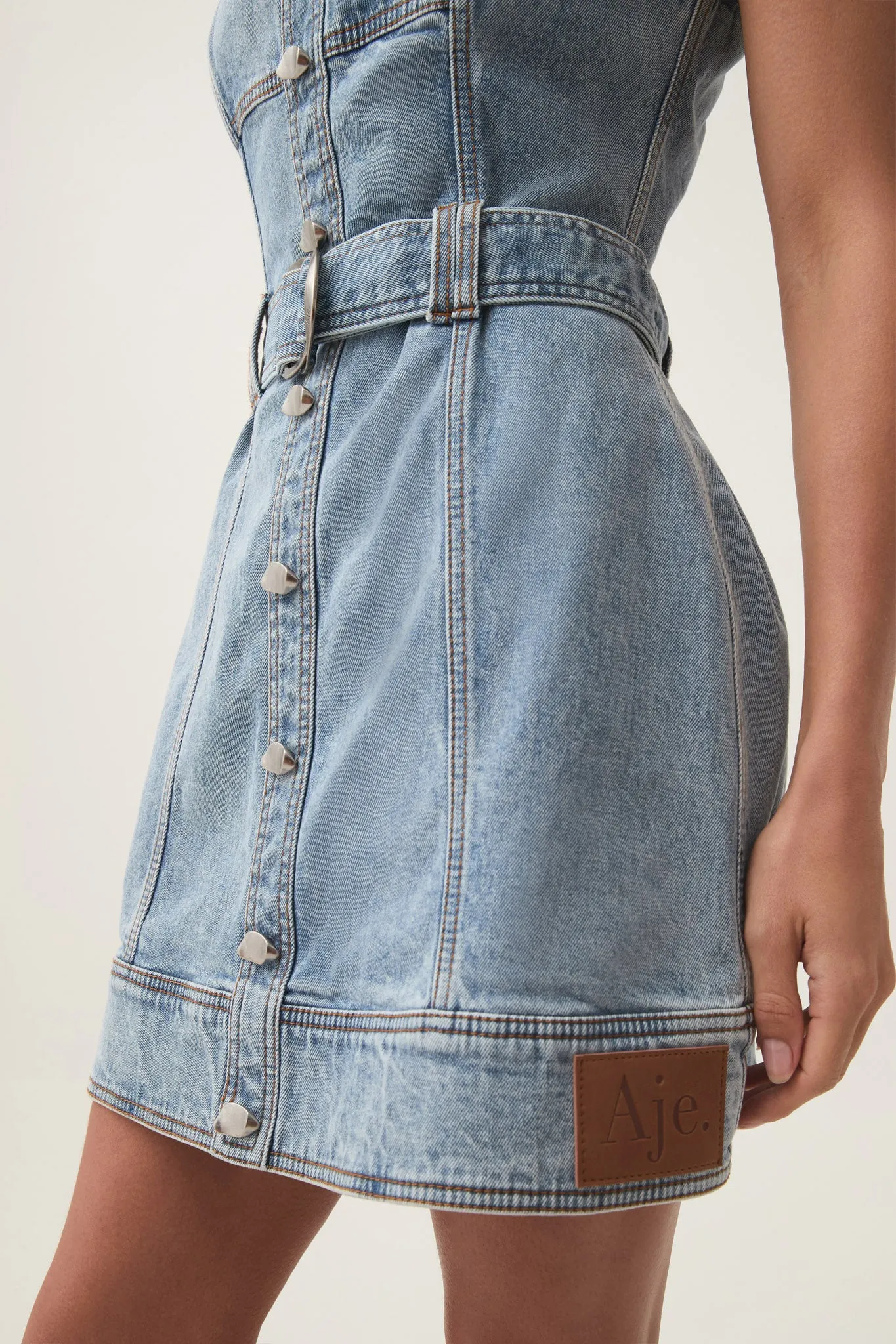 Zariah Denim Mini Dress