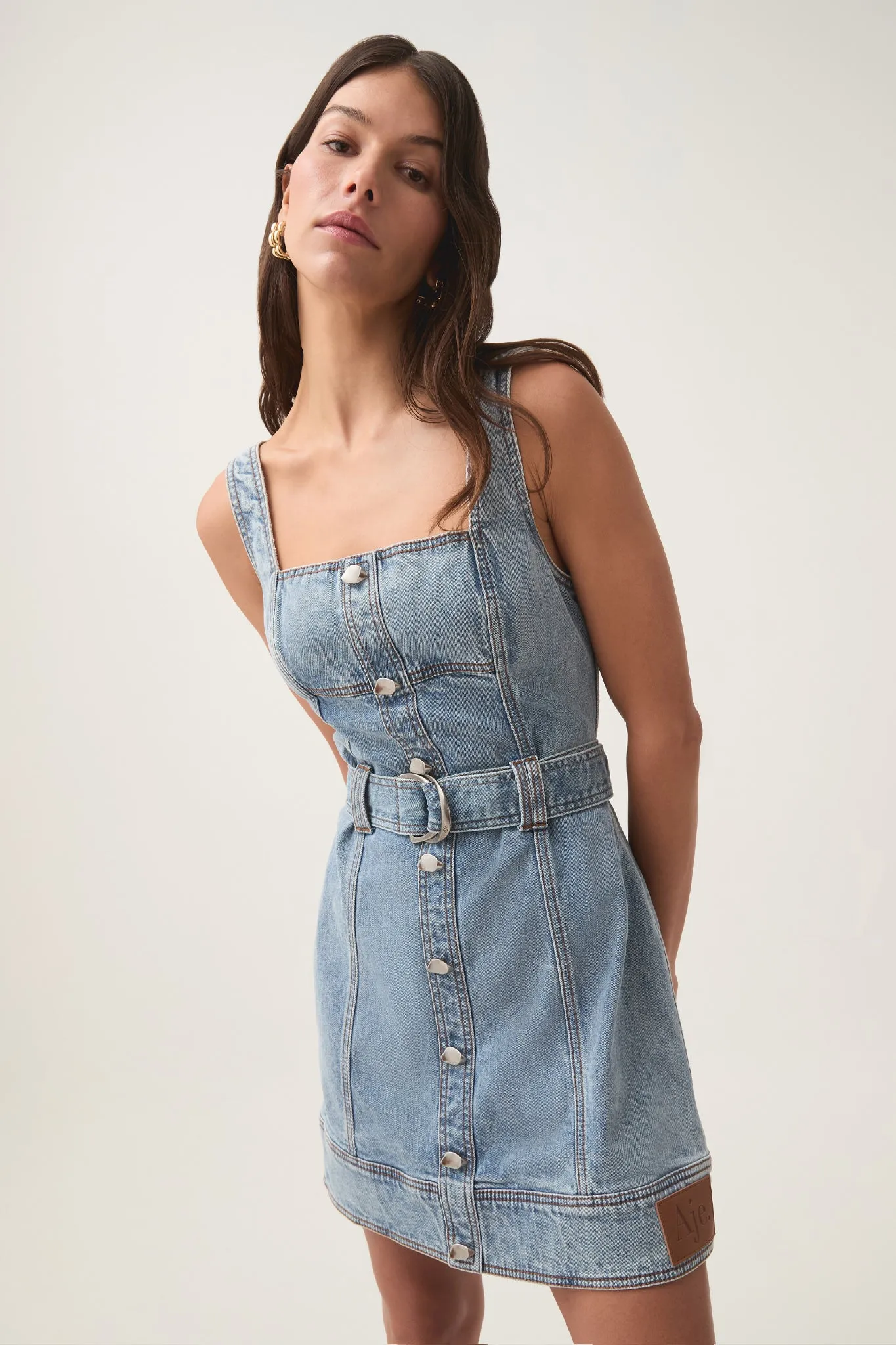 Zariah Denim Mini Dress